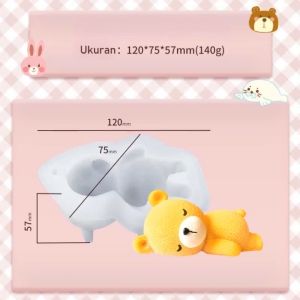 Cetakan Bear Silikon: Membuat Puding Beruang Tidur yang Menakjubkan