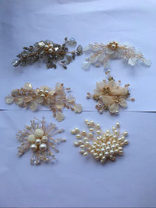 Phụ Kiện Trang Trí Tóc Cưới Thủ Công DIY Trang Phục Cổ Trang Trí Hoa Ngọc Trai Sân Khấu Biểu Diễn Váy Dạ Hội