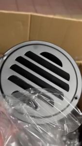 70-200mm Exterior Wall Air Outlet Vent Grille Round Duct Cap Air Ventilation Cover Hole Plug Ventilation System Stainless Steel