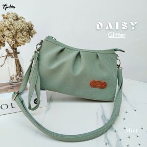 Tas selempang wanita fashionable Daisy glliter by Gabia bahan chocoly glliter