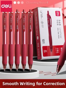 deli | Student Teacher Grading Red Ballpoint Pen