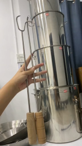 ตะขอเกี่ยวขาหมู สแตนเลส 2 แบบ ตะขอเกี่ยวไก่ต้ม ตะขอเกี่ยวเป็ดต้ม ขอสแตนเลส ตะขอเกี่ยวเนื้อ