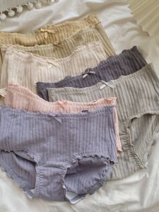 Quần Lót Nữ Cạp Cao Bằng Cotton Nguyên Chất Kiểu Dáng 3D Hở Vai Quần Lót Ren Quần Lót Cotton Nguyên Chất Quần Lót Kiểu Dáng INS