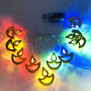 LED Deepavali Light 2M 10LED lampu led bilik Fairy light Battery powered Light Wedding deepavali decoration