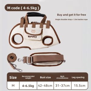 Hipidog | Portable Dog Cat Backpack Shoulder Bag Small Pet Travel Outing Bag Crossbody Lightweight Dual-Shoulder Pet Bag For Dogs