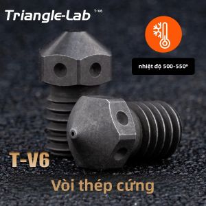 Đầu Phun Trianglelab A2 Bằng Thép Cứng V6 Dành Cho Sợi Nhựa PEI/PEEK Tương Thích Với Máy In 3D Dragon RAPIDO Matrix EXTRUDER