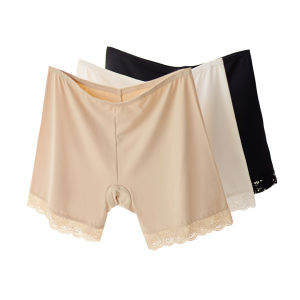 Quần an Toàn Ren Cho Nữ Cạp Cao Mùa Hè Quần Lót Không Bao Gồm Cạnh Quần Lót Ren Không Co Giãn Cỡ Lớn Quần Lót