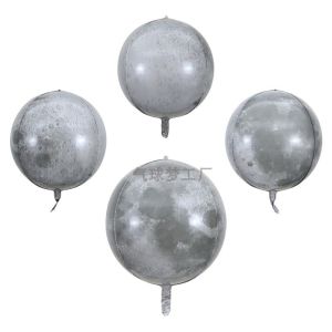 Sun Earth Eight Planets 4D Thickened Aluminum Foil Helium Balloons Planet Props Space Theme Birthday Decoration Arrangement
