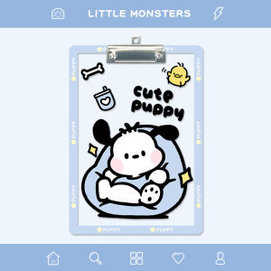 Acrylic Writing Board Clip Cartoons Student Pad Board Primary School Special A4 Writing File Folder Cute Transparent