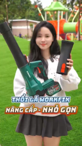 Máy Thổi Bụi / Thổi Lá Dùng Pin Workfix WF-TL680M Công Suất Lớn Chân Pin Phổ Thông Bảo Hành Chính Hãng