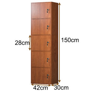 Tall Corner Door Lockable Storage Cabinet