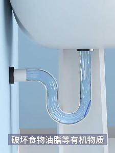 (12pcs) Pipe Cleaning Sticks for Drains Sink Pipes - Removes Grease Odors Scale and Stains