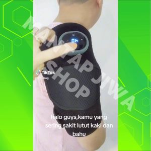 PENGIRIMAN CEPAT Moajaza Alat Pijat Lutut Terapi Heating Knee Pad 3 Mode Getar D102