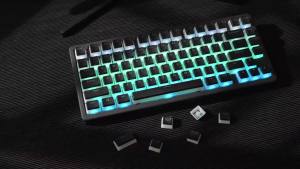 129 Keys Pudding PBT Double Shot Keycaps OEM Profile Custom Keycap Set Suit for 100% 75% 65% 60% Gaming Mechanical Keyboard
