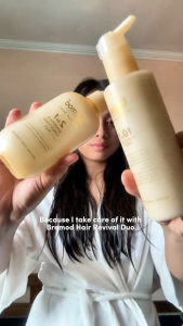 Bremod Premium 2-in-1 Shampoo with Keratin Coconut Oil and Cactus Extract Nourishing Oil Control and Smooth Hair Care