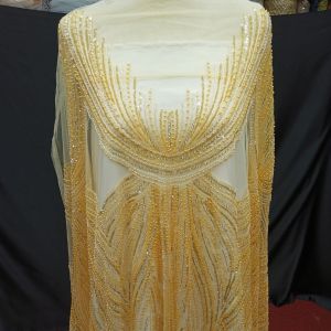 Kain Tille Korea Bahan Kebaya pentin full Payet jepang Tille Payet Jepang Cocok untuk kebaya pengantin