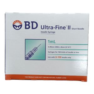 BD Ultra Fine II Insulin Syringe 1mL (30G) 8mm