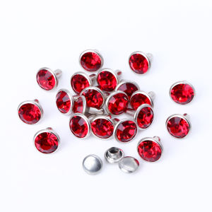 6/8mm Crystal AB Trim Rivets Rhinestone Diamond Studs For DIY Crafts Clothing Bag Leather Deco Spikes Glass Drill Rebite