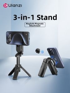 Ulanzi | Magsafe Compatible Magnetic Phone Mount Bluetooth Tripod 3-in-1 Photography Aid