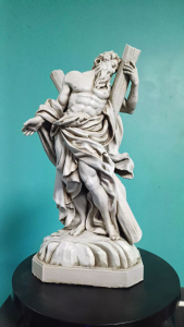 St. Andrew Apostle 25cm Statue - Classical Baroque Religious Sculpture for Home Altar & Decor