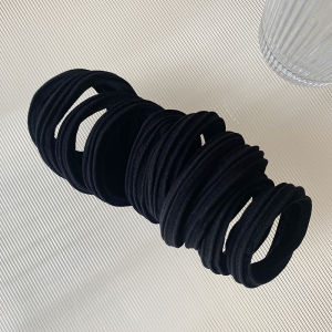 Dây Buộc Tóc Xanh Lá Cây Xám Đàn Hồi Cao Bền Cho Phụ Nữ Mùa Hè Cao Mới 2025 Dây Buộc Tóc Bằng Vải Phong Cách Hàn Quốc Mới