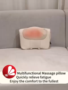 Bantal Urut Leher Elektrik – Bantal Urut Menguli untuk Leher Bahu Pinggang & Badan Melegakan Sakit Serviks/Massage Pillow Neck Kneading Electric Massage Pillow Neck Shoulder Waist Body Massager Relieve Cervical