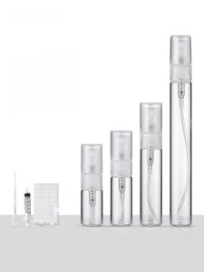 Portable High End Glass Perfume Splitter Bottle 10ml Fine Spray Extractor Sample Dripper Empty Bottle for Beauty Tools