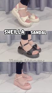 JIMS HONEY Sheilla Sandal Wanita Sling Casual Womens Flat