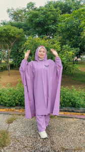Jas Hujan Wanita PONCO dan Rok Dewasa by DEXLA Lentur Elastis dan Anti Rembes