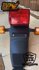 spakbor belakang honda win 100 plastik model traill ABS slebor spakbor belakang honda win 100 plastik set stoplamp win sein win