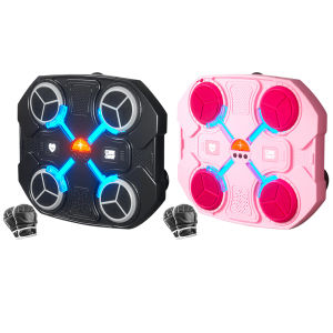 【New Arrival】 Music Boxing Machine Wall Mounted Boxing Machine Bluetooth-Compatible Boxing Target Workout Machine for Kids Adults
