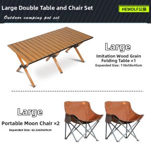 Hewolf | Portable Folding Camping Chair