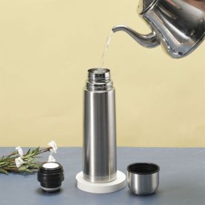 Termos Kapsul Portable Termos Stainless Steel Panas Dan Dingin Botol Minum With Bag