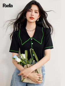 puella | Áo Thun Phong Cách Pháp Đối Chiếu Retro