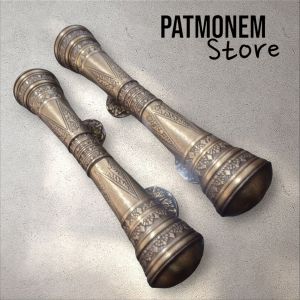 handle pintu godo jepang 35cm full kuningan antiq