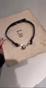 Game Love and Deepspace Sylus Cosplay Choker Black Leather Necklace Punk Chain Bell Pendant Jewelry Gothic Accessories Prop