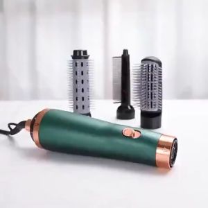 Máy sấy tóc đa năng kèm 3 đầu uổn tóc Máy uốn tóc xoăn thẳng tiện lợi 3in1