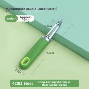 LUNTAYO | Stainless Steel Peeler Kitchen Gadget for Potatoes Apples Vegetables and Fruits