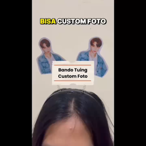 Bando Tuing Custom Foto / Bando Per Tuing Kpop / Bando Konser / Bando Ulangtahun Viral