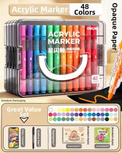 deli | Non-Toxic Oil-Based Layerable Fine Art Markers Soft Tip Direct Liquid