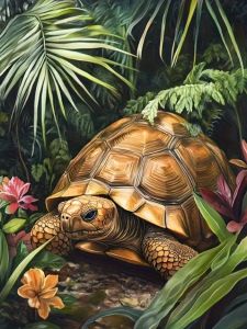 Kayou | DIY Pictures By Number Sea Turtle Kits Painting By Numbers Drawing Animal on Canvas HandPainted Art Gift Home Decor Frameless