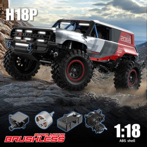 In Stock MJX H18p 1/18 Scale Brushless Rc Crawler Four Wheel Drive Off-Road Climbing Vehicle Remote Control Adult Toy RTR