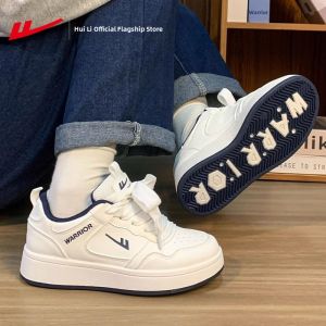 Warrior | Thick Sole versatile white shoes