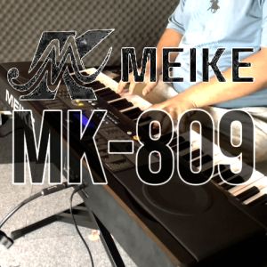 MEIKE 61 Keys Professional Touch Sensitive Keyboard - (MK809 / MK 809) Piano Digital Electronic Learning 电子琴 Package Set