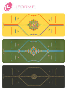 Liforme Yoga Mat Female Natural Rubber Non Slip Newly Rich Mat For Home Widened and Lengthened Thickened Hope Mat New Product