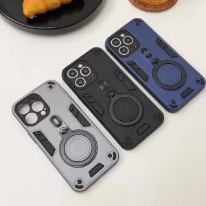 360 ° Rotating Car Bracket Ring Case For S25 Ultra S24 S23 FE A55 5G A54 A36 A15 A14 For Magsafe Magnetic Protection Phone Cases