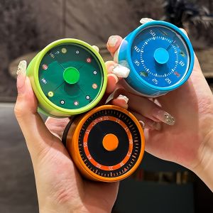 1Pcs Mechanical Countdown Timer Magnetic timer Kitchen Classroom Baking Clock For Teaching Meeting Cookin Working