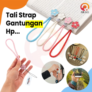 [RO ACC] NANVAN NVN-TL21 TALI STRAP GANTUNGAN HP CLOVER PENDEK UNIVERSAL UNTUK SMARTPHONE