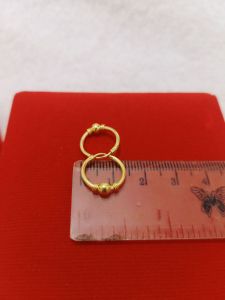 ANTING GIPSI BOLA PERAK 925 ASLI