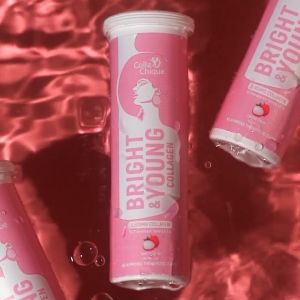 Colla Chique Collagen - 2 Tubes (20 Effervescent Tablets) Youthful Beauty Anytime Anywhere!